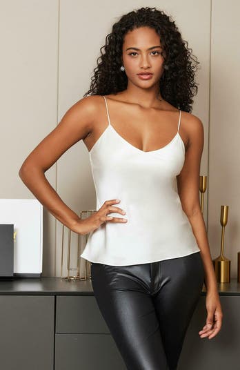 Pure Silk Spaghetti Strap Camisoles