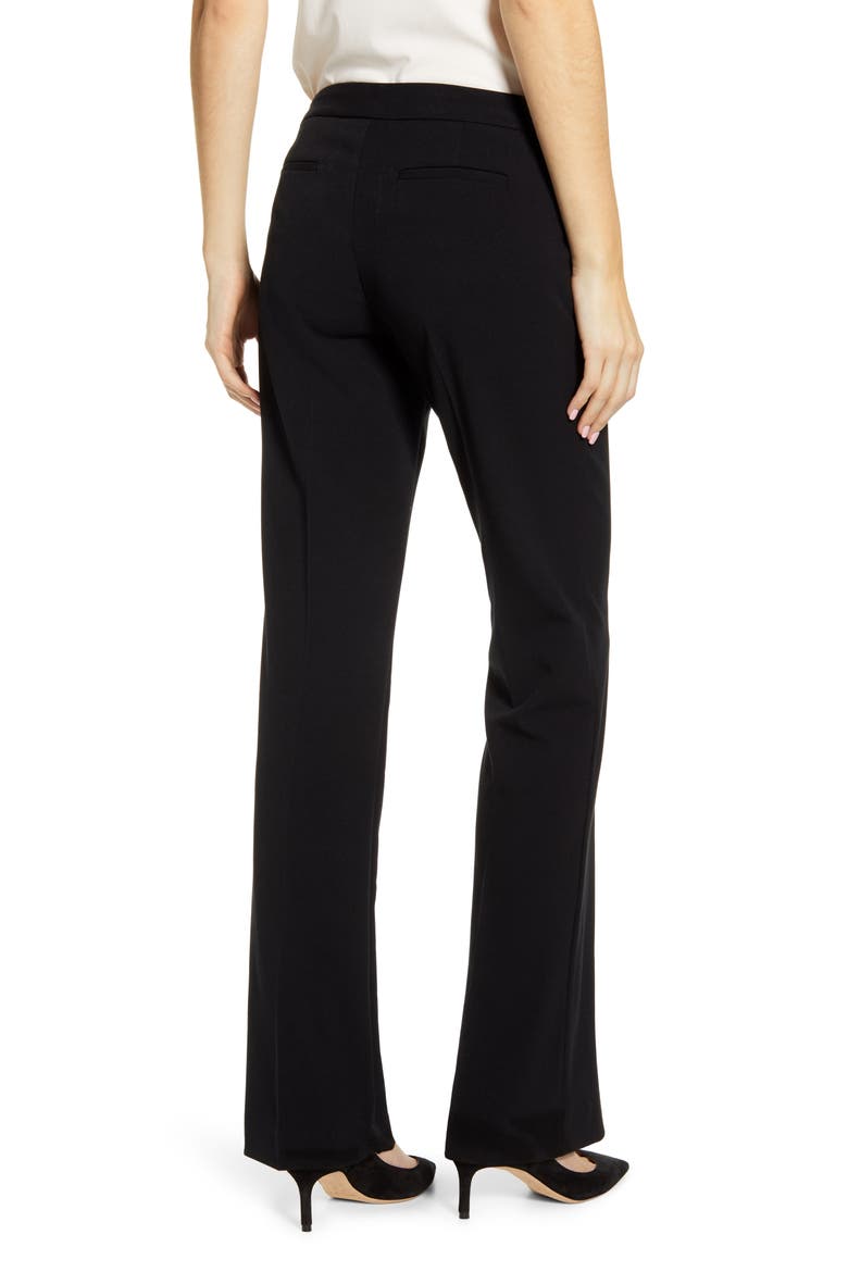 Nina Wide Leg Pants, Alternate, color, RICH BLACK