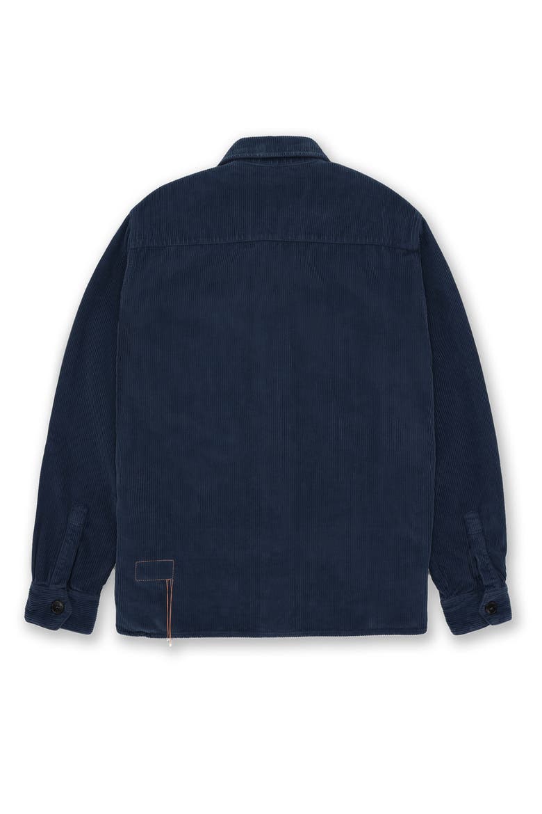 Short Corduroy Overshirt, Alternate, color, NAVY BLUE