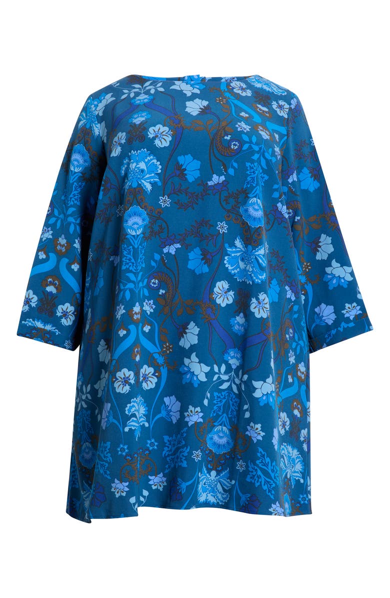 SUGARLIPS Palmate Floral Shift Minidress, Alternate, color,