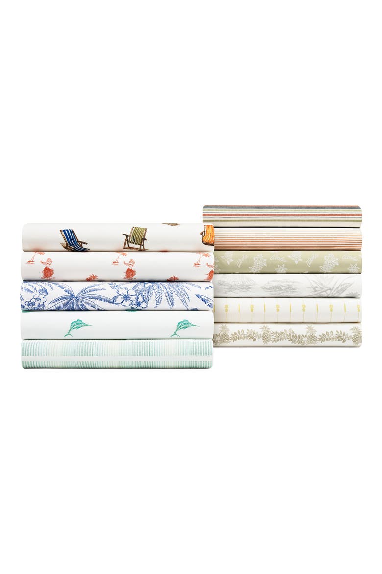 Aloha Pineapple Sheet Set, Alternate, color, SAGE