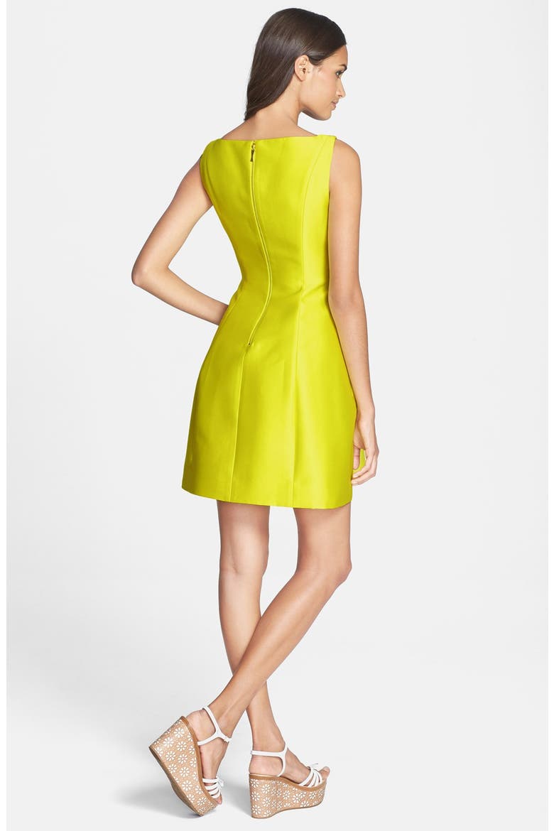 woven a-line dress, Alternate, color, CUBANELLE