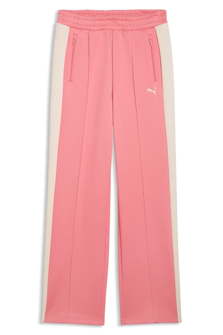 T7 Always On Straight Leg Track Pants, Alternate, color, WILD PINK