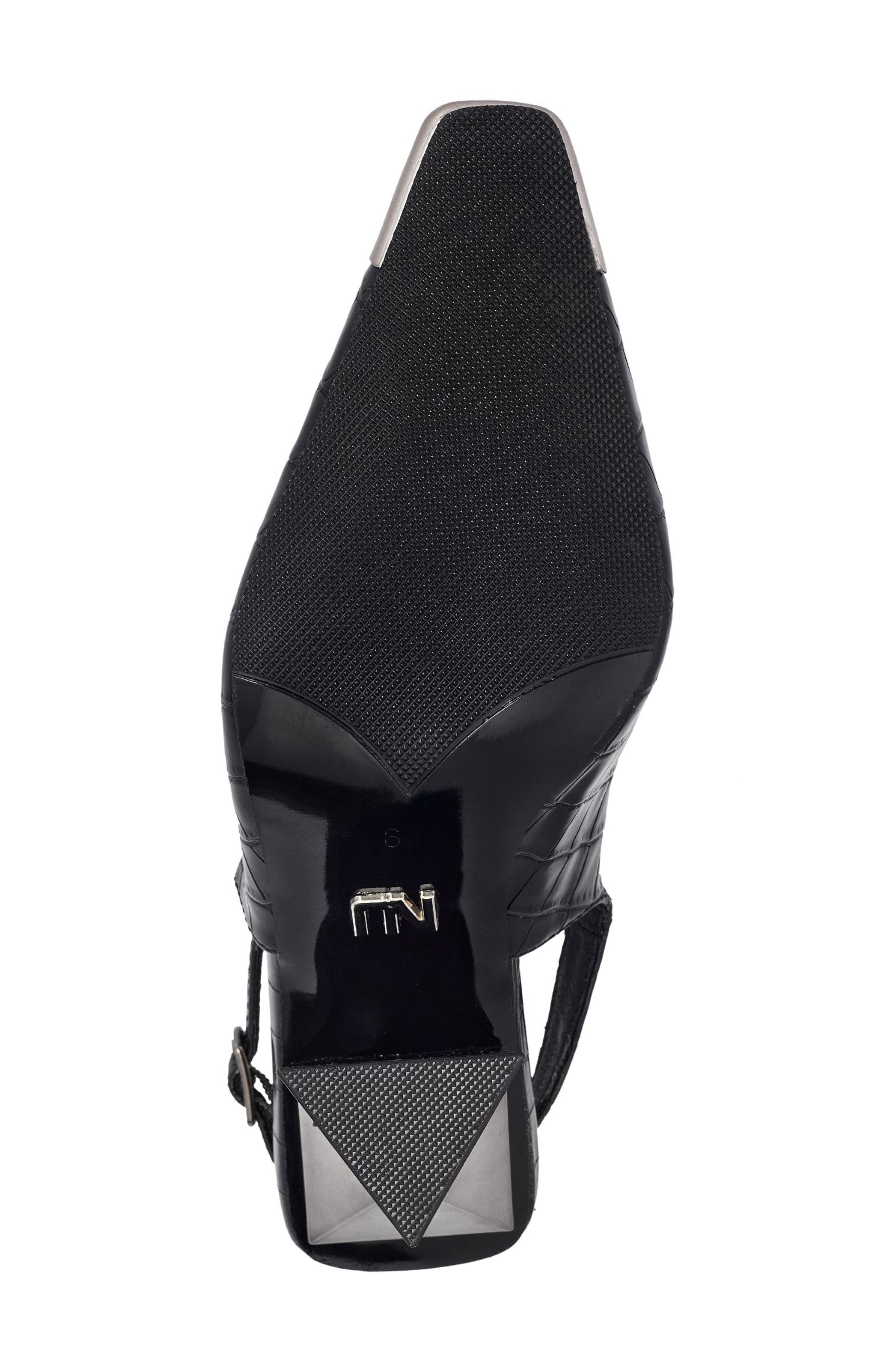 NINETY UNION Jane Cap Toe Slingback Pump, Alternate, color, Black