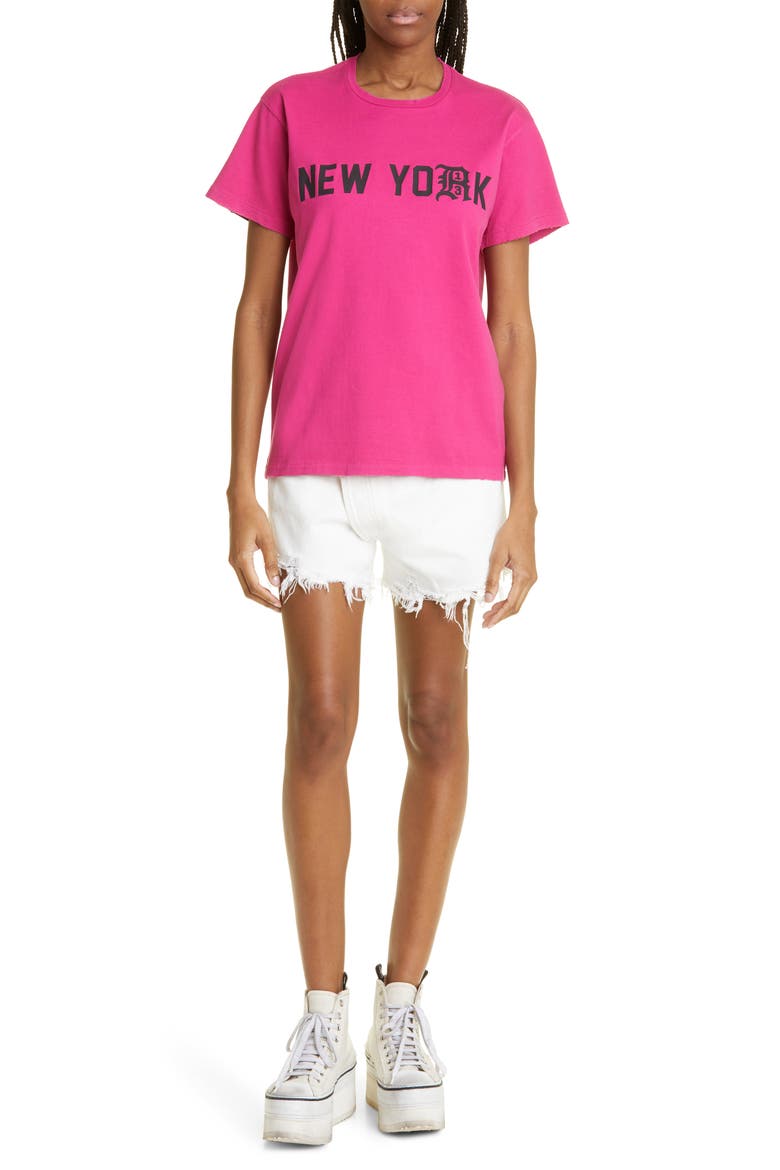 Shredded Crossover Denim Shorts, Alternate, color, NICO WHITE