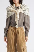 Sea NY Kirra Lace Cardigan with Scarf