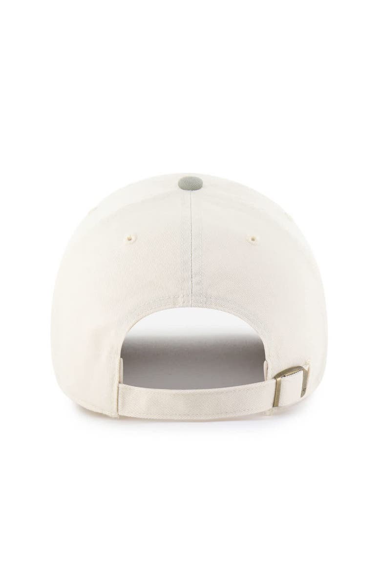 '47 Men's '47  Natural/Olive Chicago Cubs Two-Tone Fashion Clean Up Adjustable Hat, Alternate, color, Natural