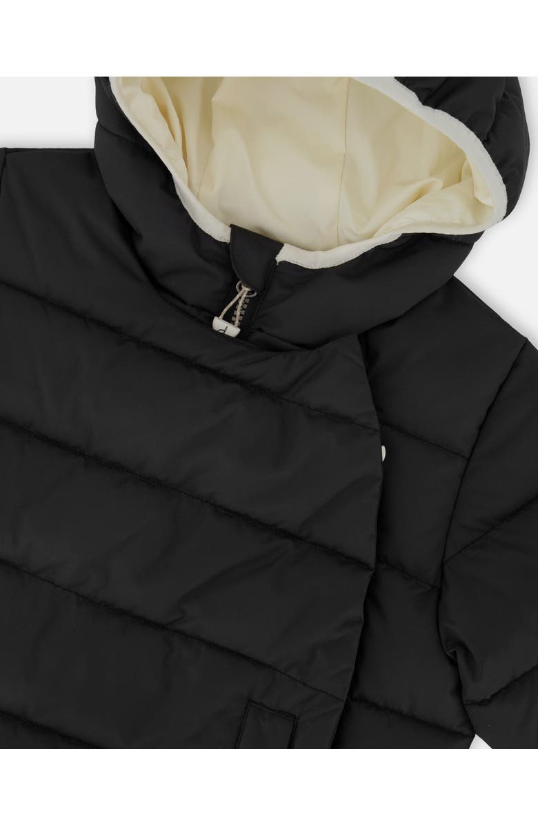 Deux par Deux Kids Gender Inclusive Compressible Winter Puffy Coat Designed for Car Seat, Alternate, color,