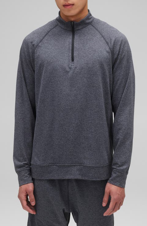 Recovery Brushed Jersey Quarter Zip Pullover