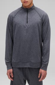 Reigning Champ Recovery Brushed Jersey Quarter Zip Pullover