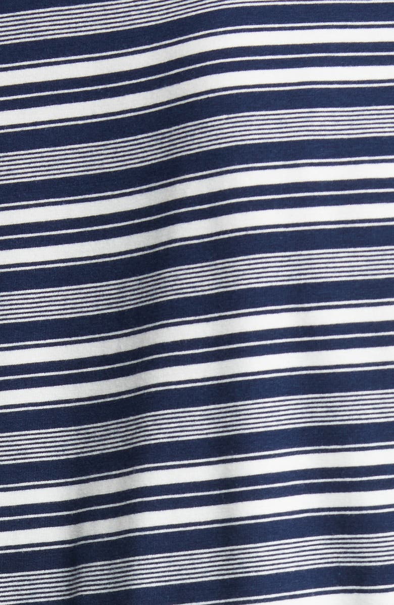 Angel Maternity Stripe Drawstring Maternity Dress, Alternate, color, 