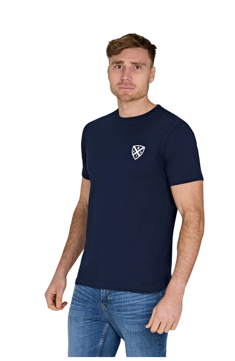 Raging Bull Rugby Club Back Print T-Shirt, Main, color, Navy