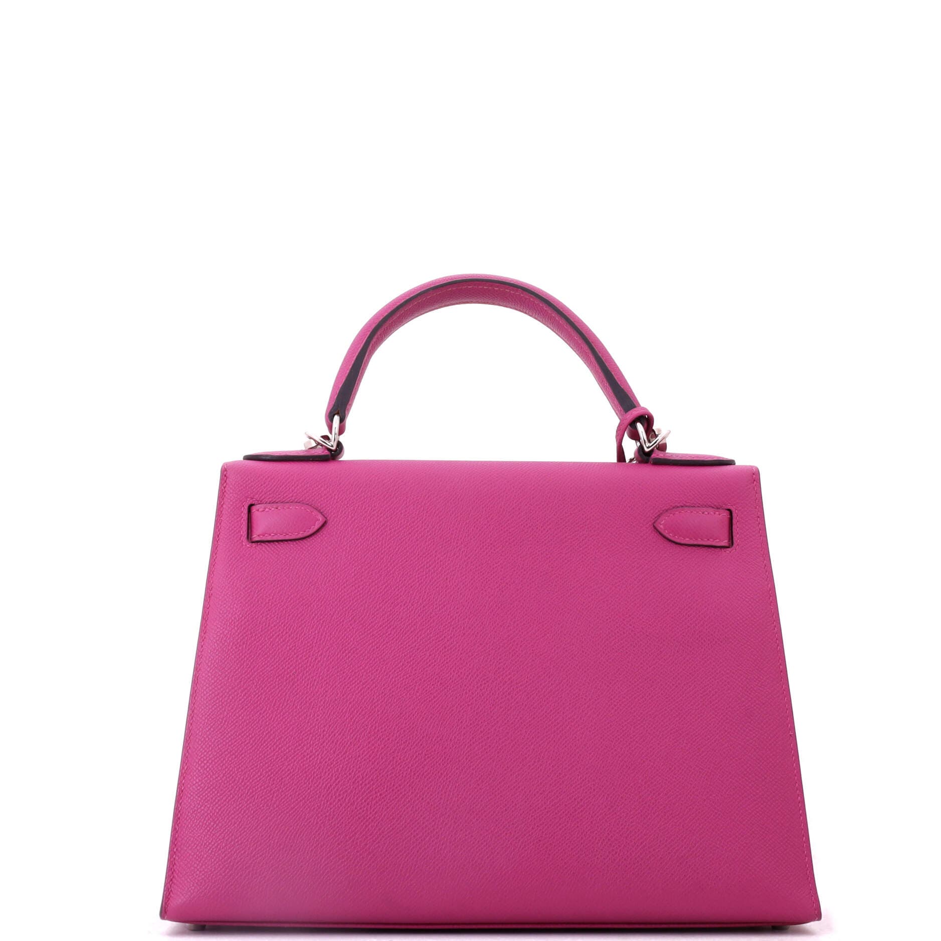 Kelly Handbag Pink Epsom with Palladium Hardware 28, Alternate, color, Rose Pourpre