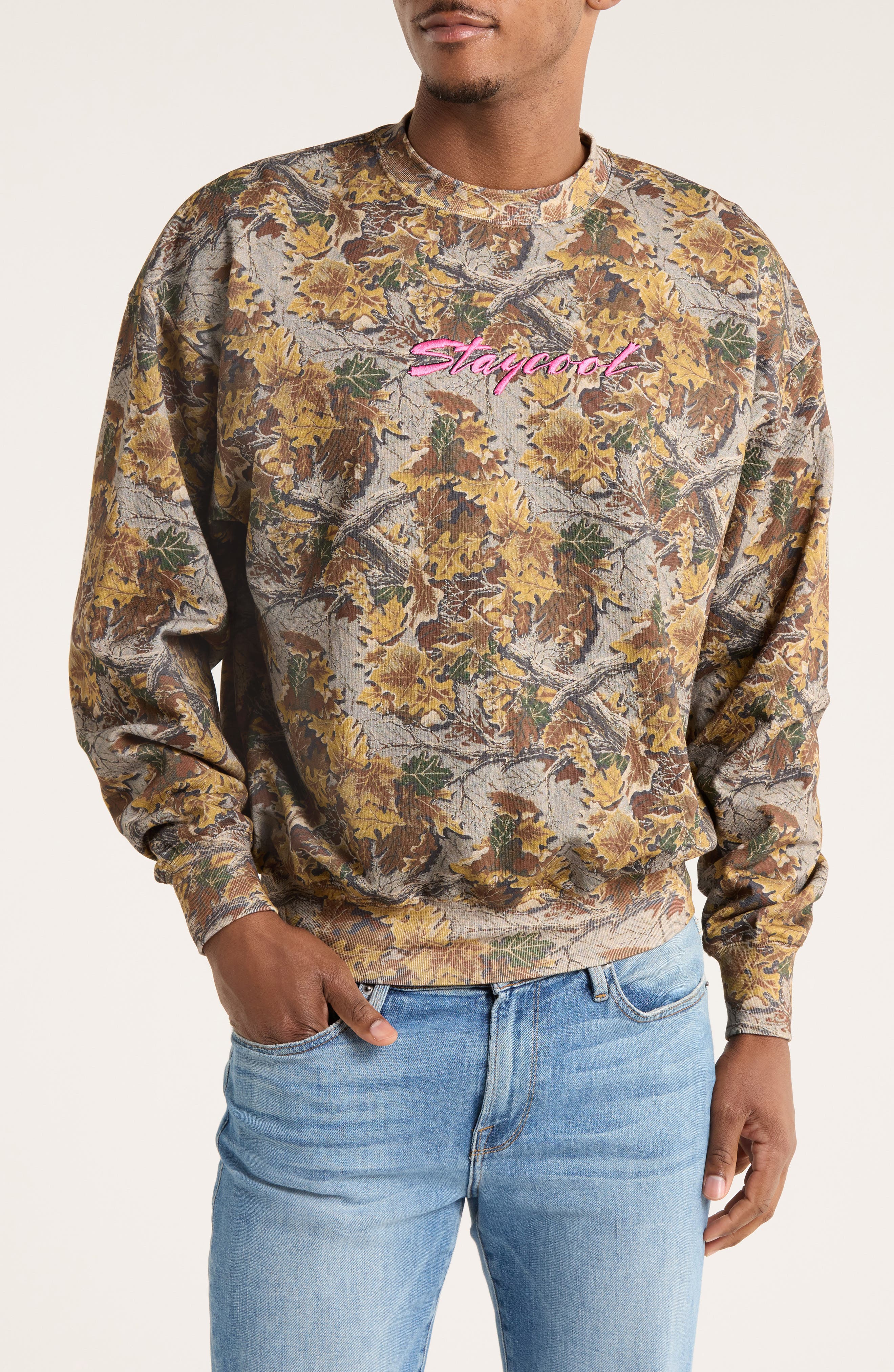 STAYCOOL Script Camo Sweatshirt