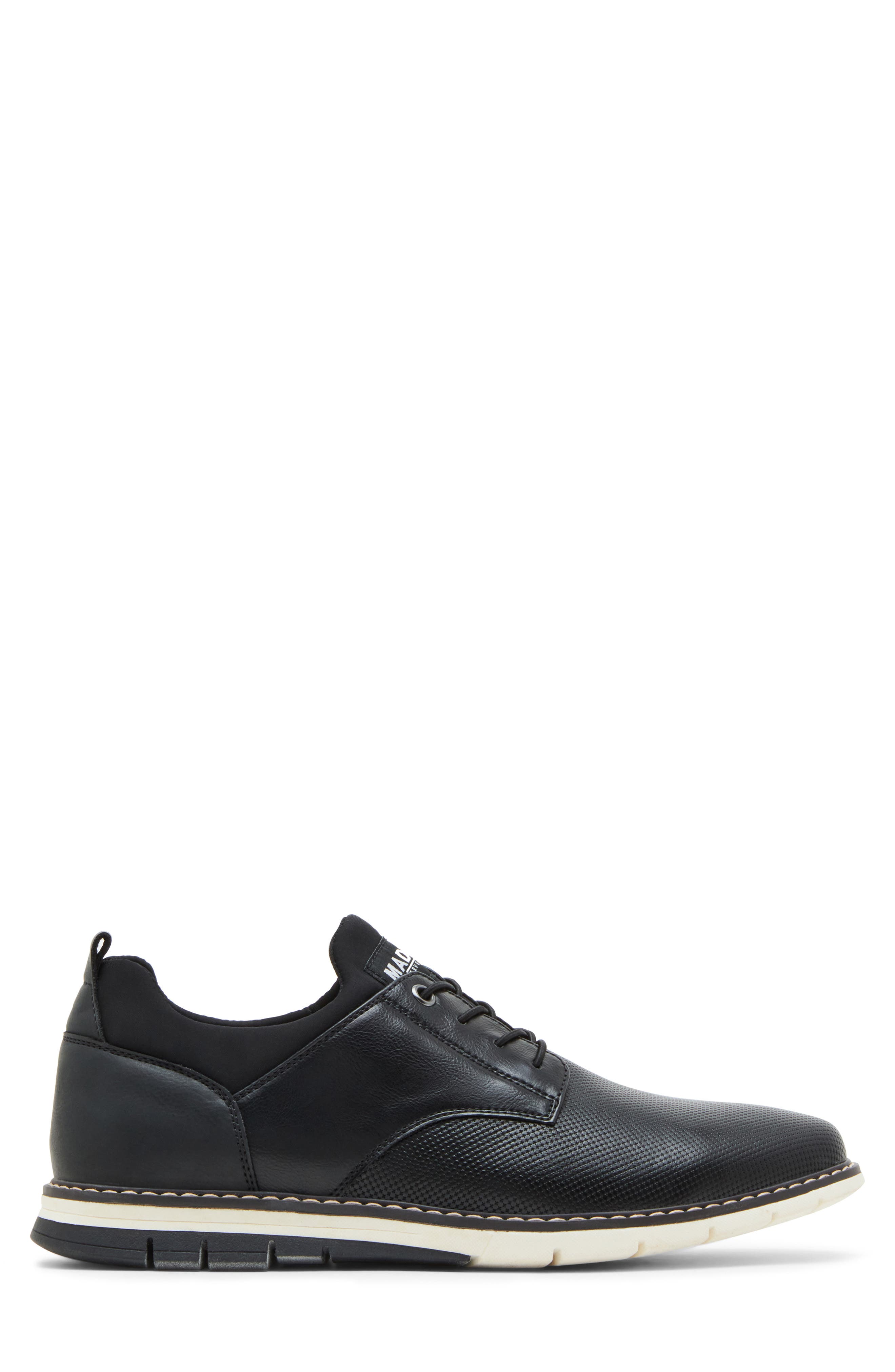 MADDEN Lochlan Derby, Alternate, color, Black Leather