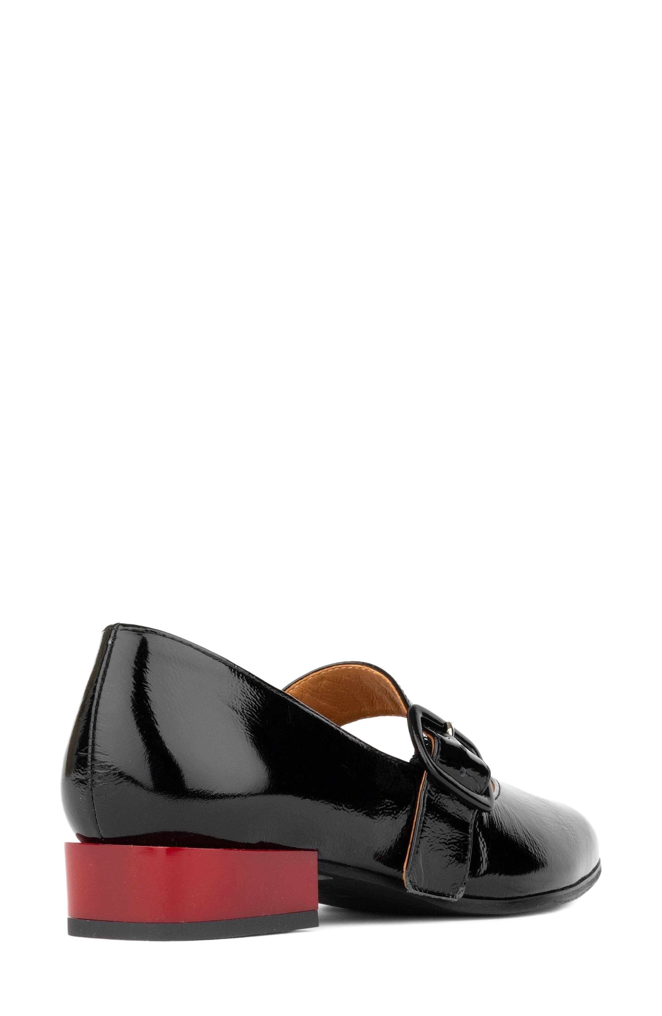 Bliss Mary Jane Flat, Alternate, color, BLACK