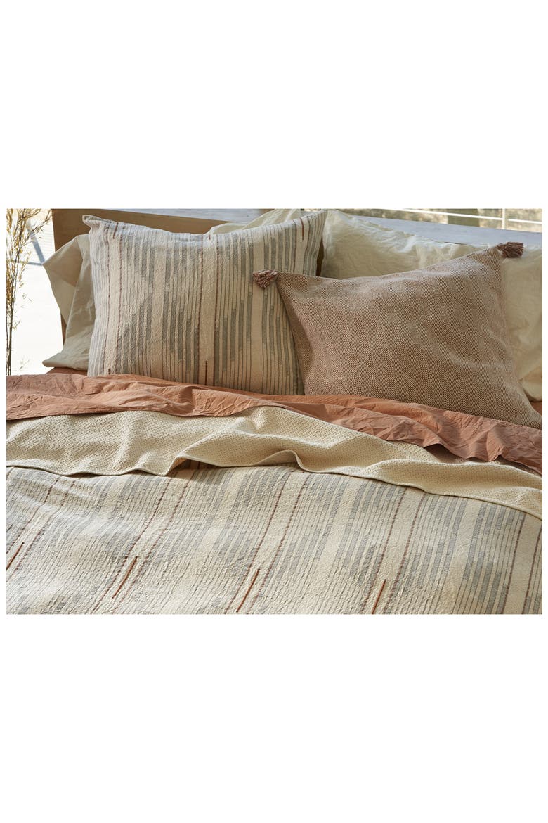 Morelia Jacquard Organic Cotton Pillow Sham, Alternate, color, HARVEST