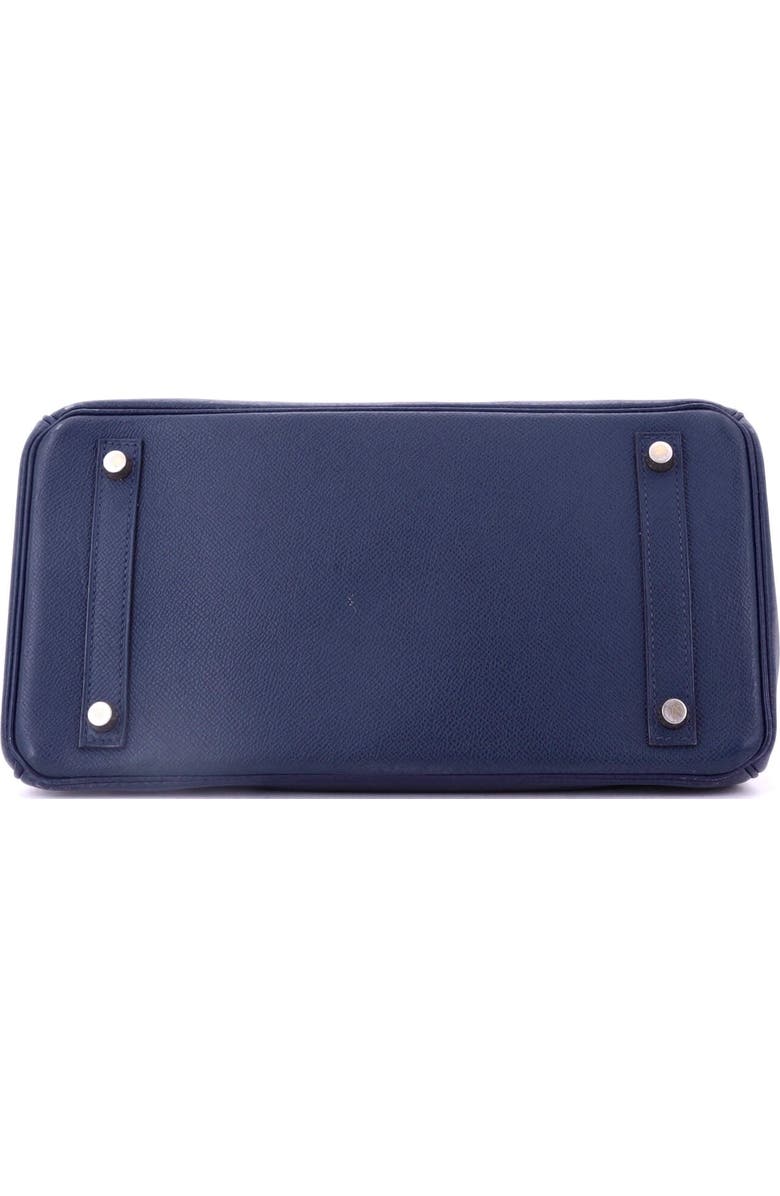 Pre-Owned Hermes Birkin Handbag Blue Epsom with Gold Hardware 30, Alternate, color, Bleu Saphir