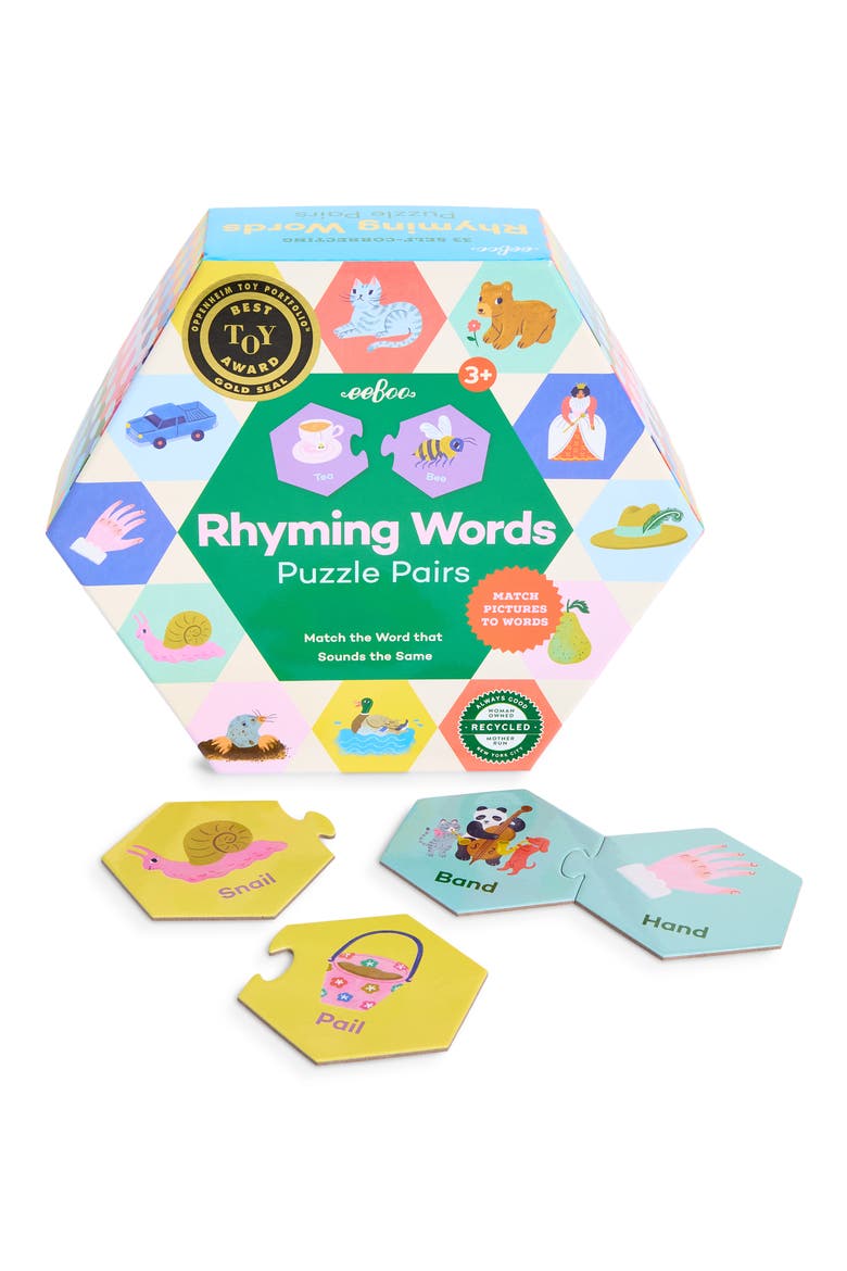 Rhyming Words Puzzle Pairs, Main, color, MULTI