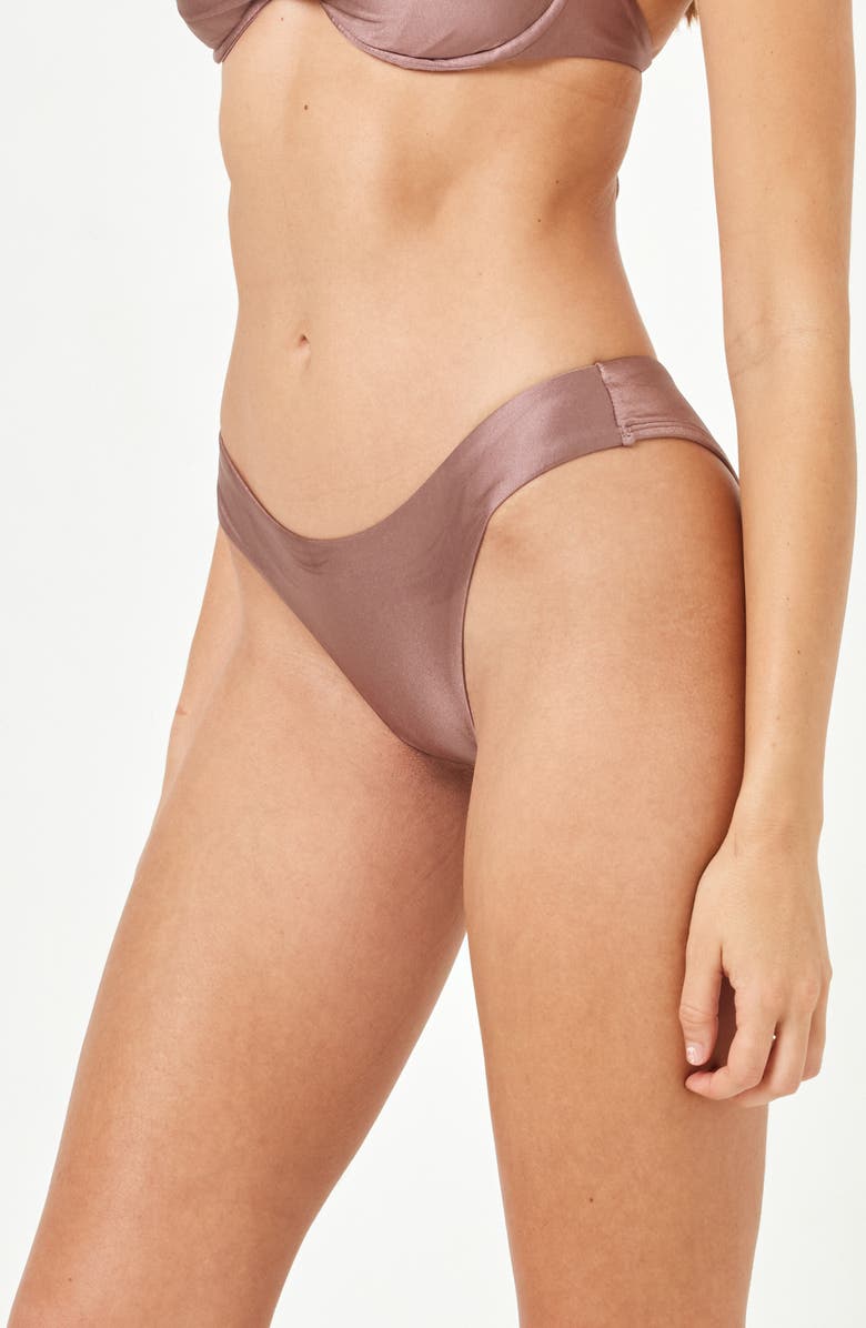 LSPACE Rocky Classic Bikini Bottoms, Alternate, color, Smoky Quartz