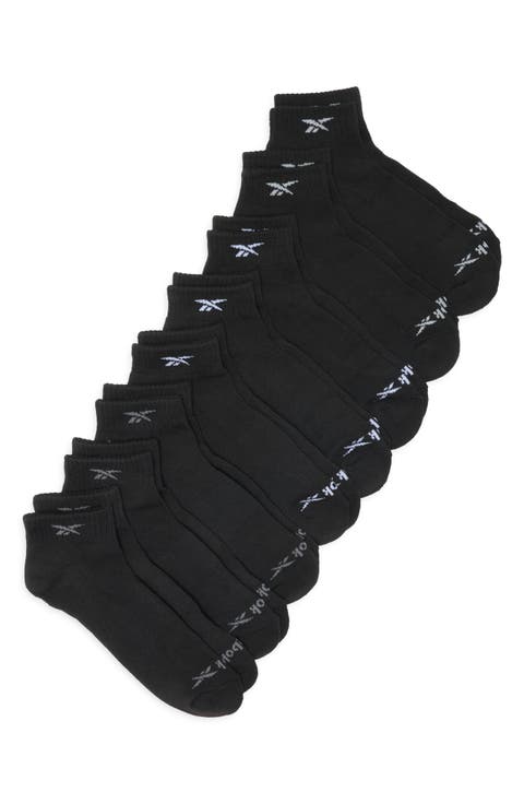 8-Pack Cushioned Quarter Length Socks