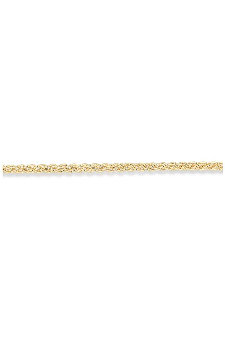 14K Gold Wheat Chain Necklace, 3.5mm, Alternate, color, 14KY