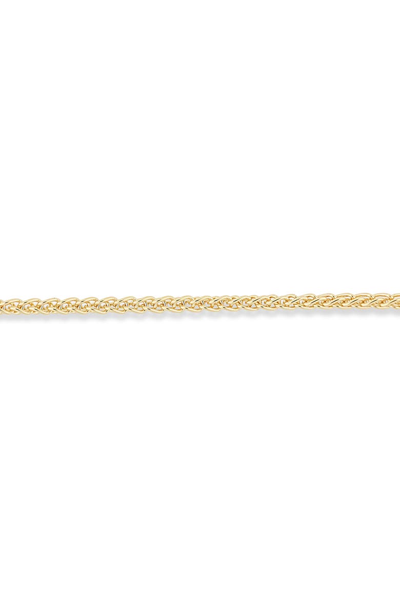 Bony Levy 14K Gold Wheat Chain Necklace, Alternate, color, 14Ky