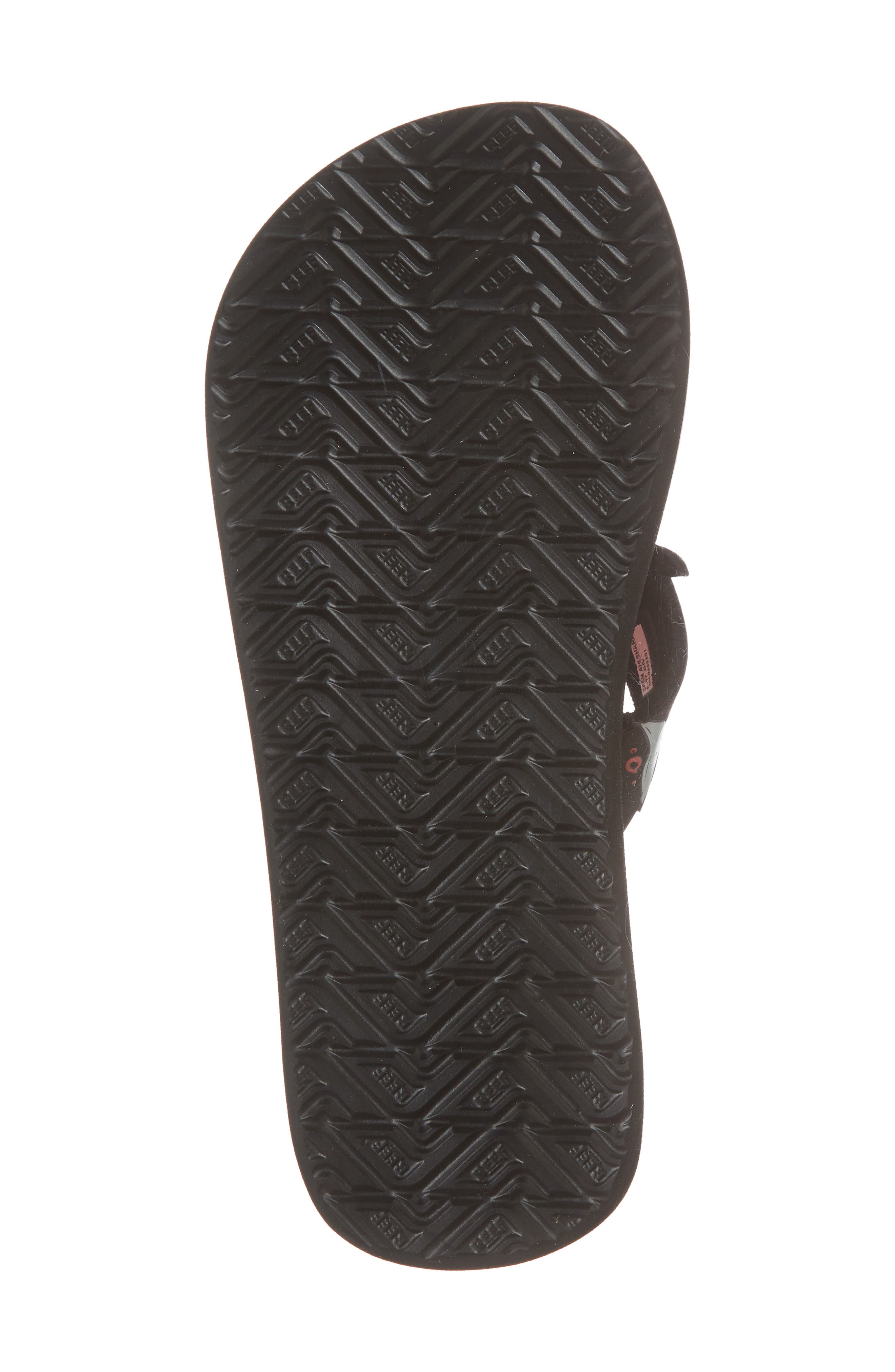 Ahi Shark Flip Flop, Alternate, color, RED SHARK
