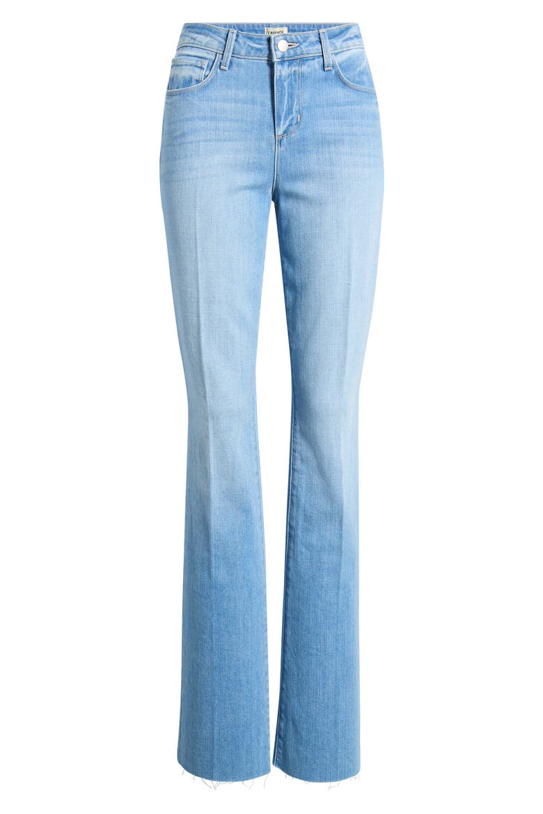 Ruth Raw Hem Straight Leg Jeans, Alternate, color, PACIFIC