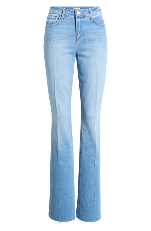 Ruth Raw Hem Straight Leg Jeans