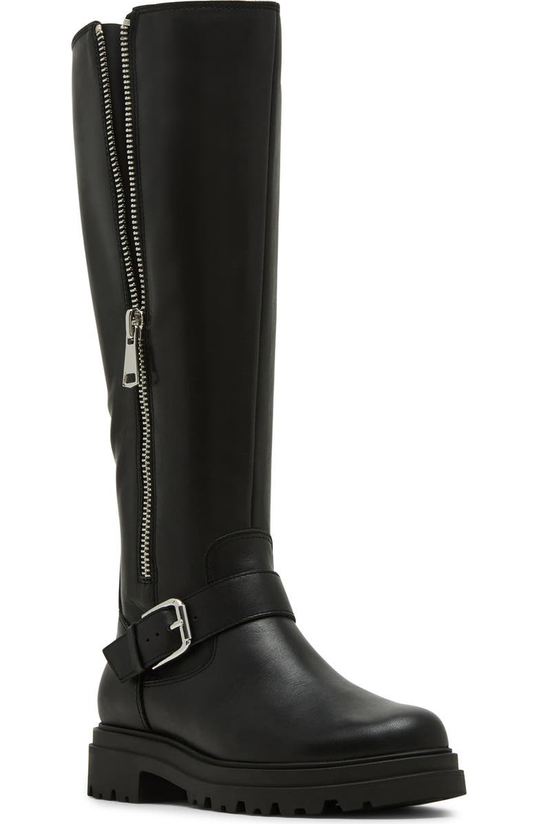 Blondo Taylor Lug Sole Boot, Main, color, Black Leather