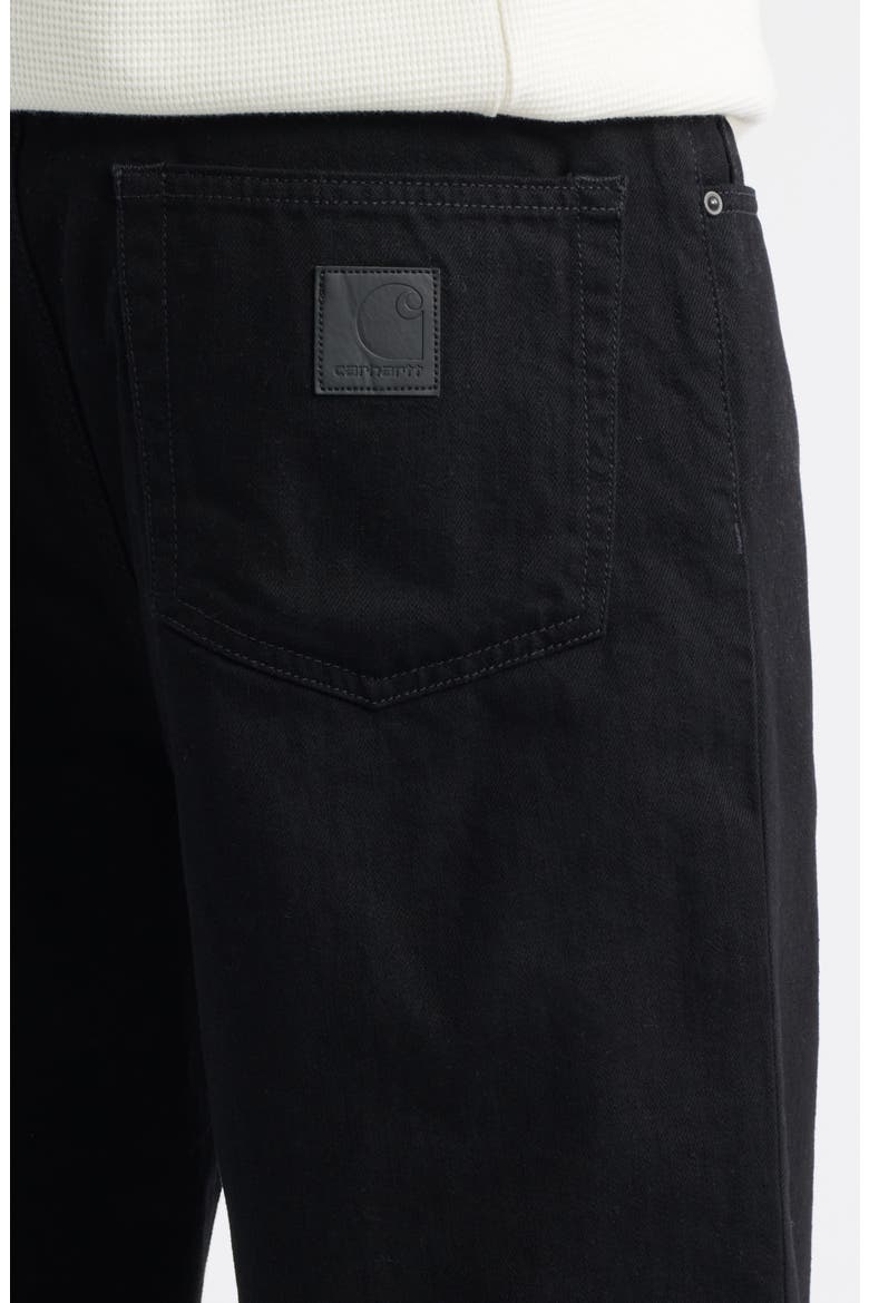Aaron Tapered Regular Fit Jeans, Alternate, color, BLACK (RINSED)