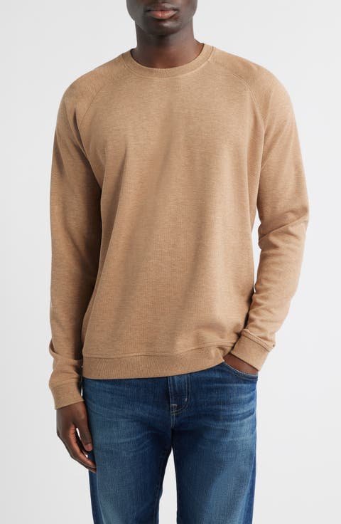 Crown Comfort Cotton Blend Piqué Crewneck Sweatshirt