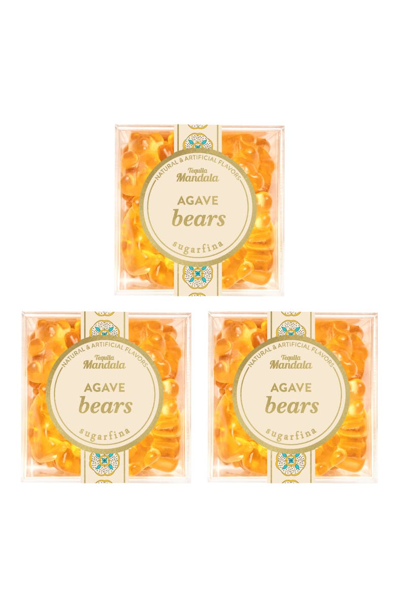 sugarfina x Tequila Mandala Agave Bears Set of 3 Candy Cubes, Main, color,