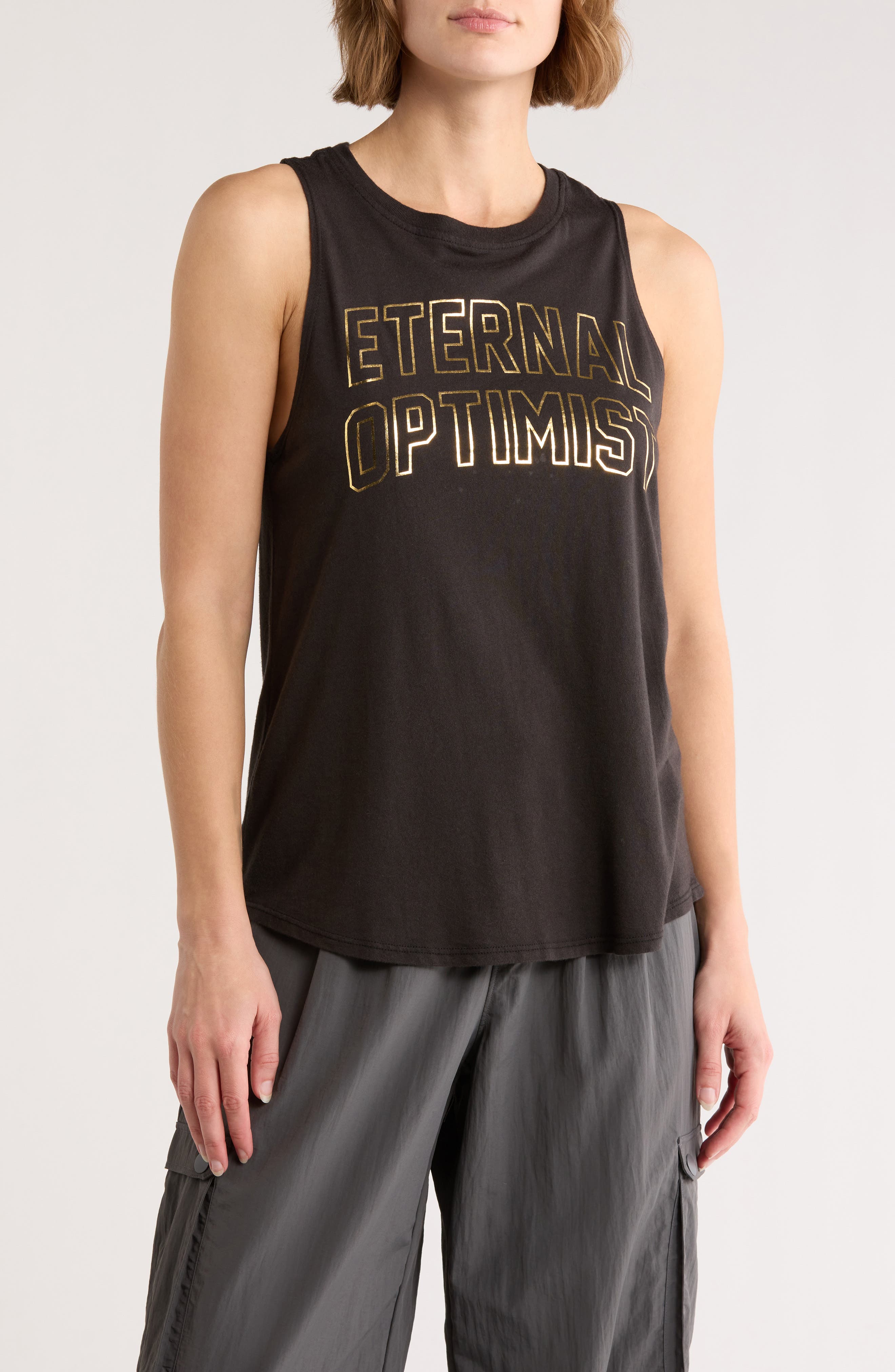 Spiritual Gangster Spiritual Optimist Graphic Tank