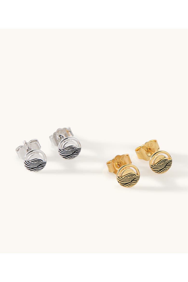 The Soma Sunset Stud Earrings, Alternate, color, Sterling Silver
