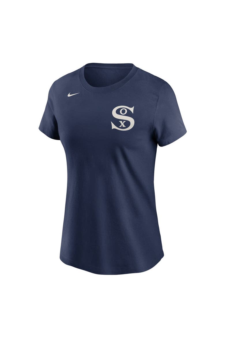 Women's Nike Luis Robert Navy Chicago White Sox 2021 Field of Dreams Name & Number T-Shirt, Alternate, color, Navy