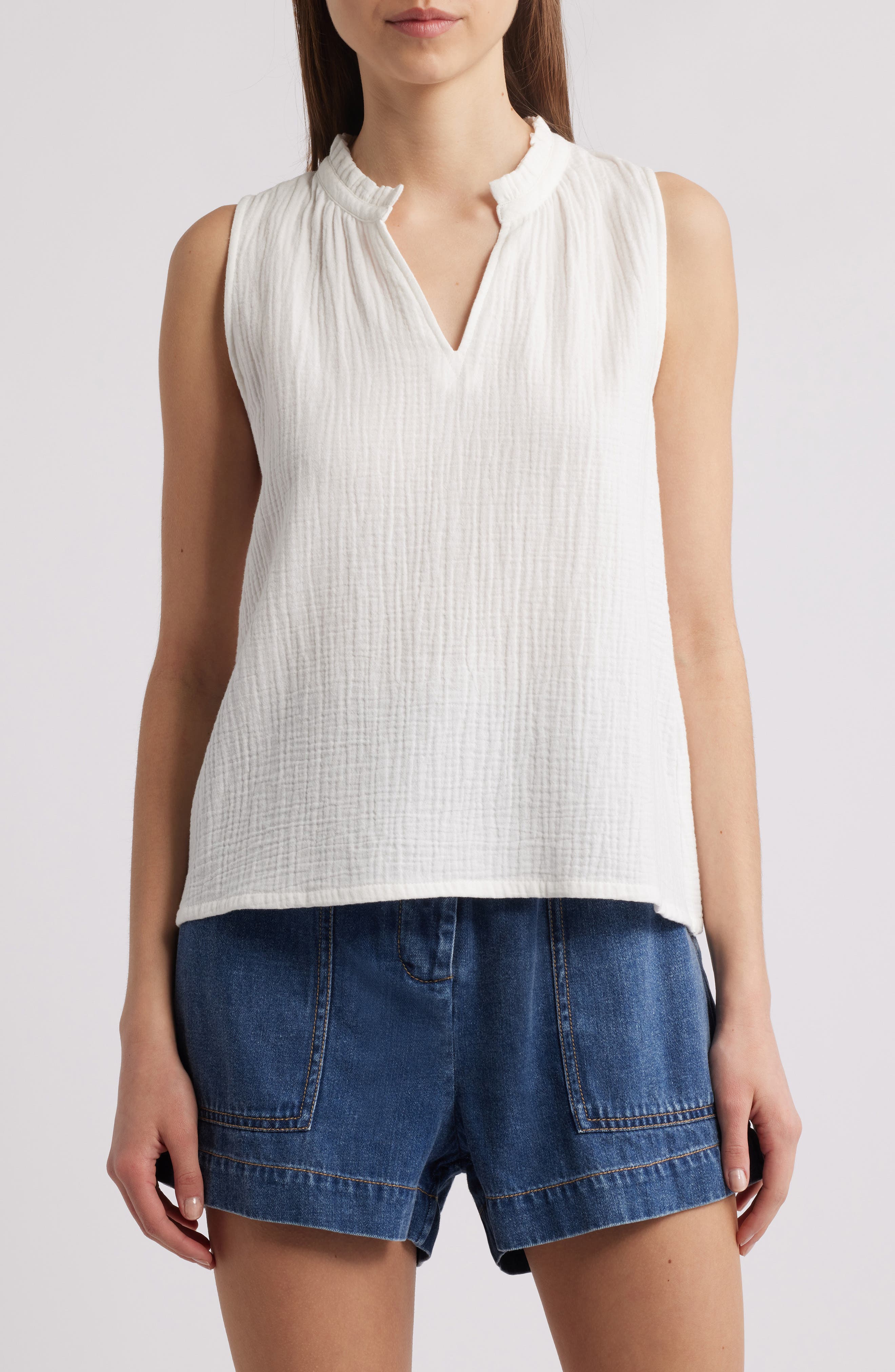 Rails Christy Sleeveless Organic Cotton Top