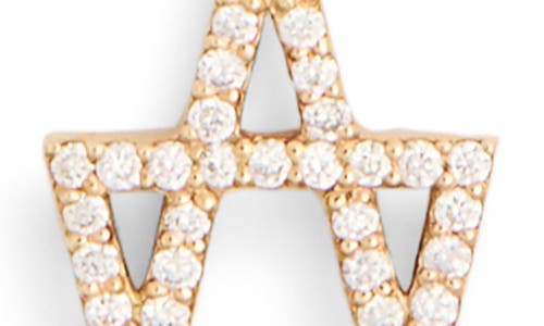 Lana 14k Gold Pavé Diamond Triple Star Of David Necklace In Gold