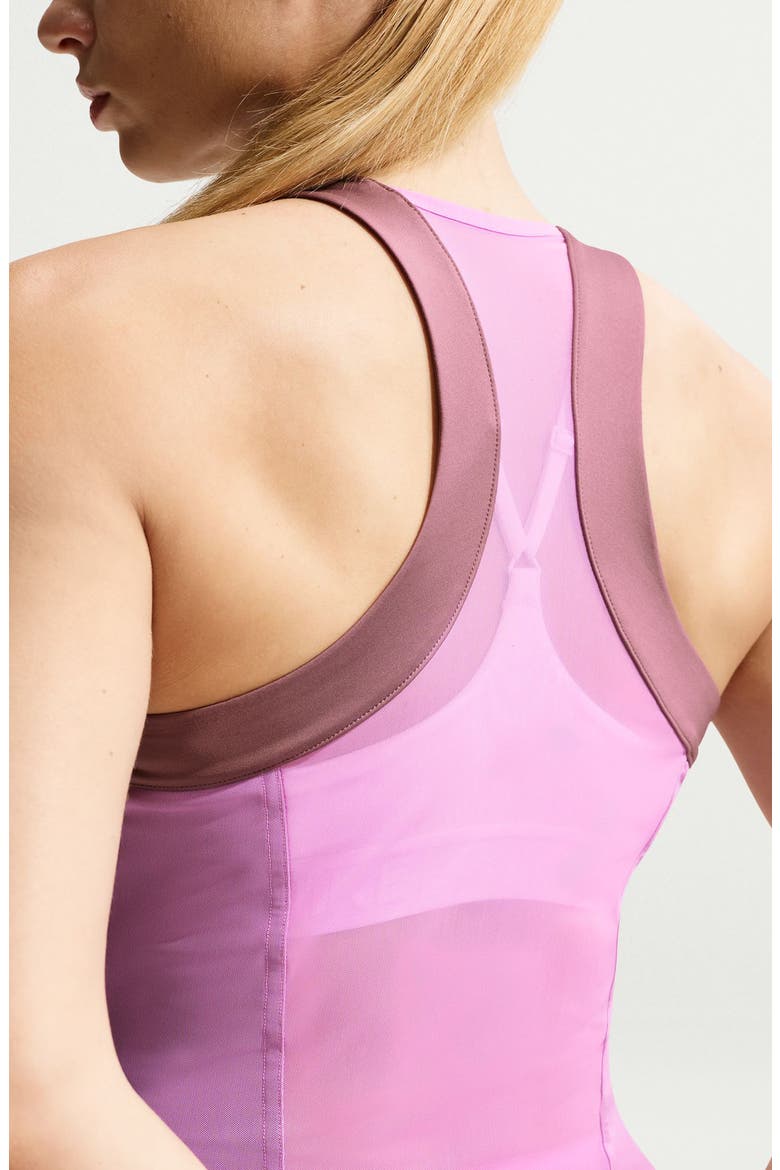 Court Slam Dri-FIT Tank, Alternate, color, LIGHT MAGENTA/ TATTOO/ BLACK