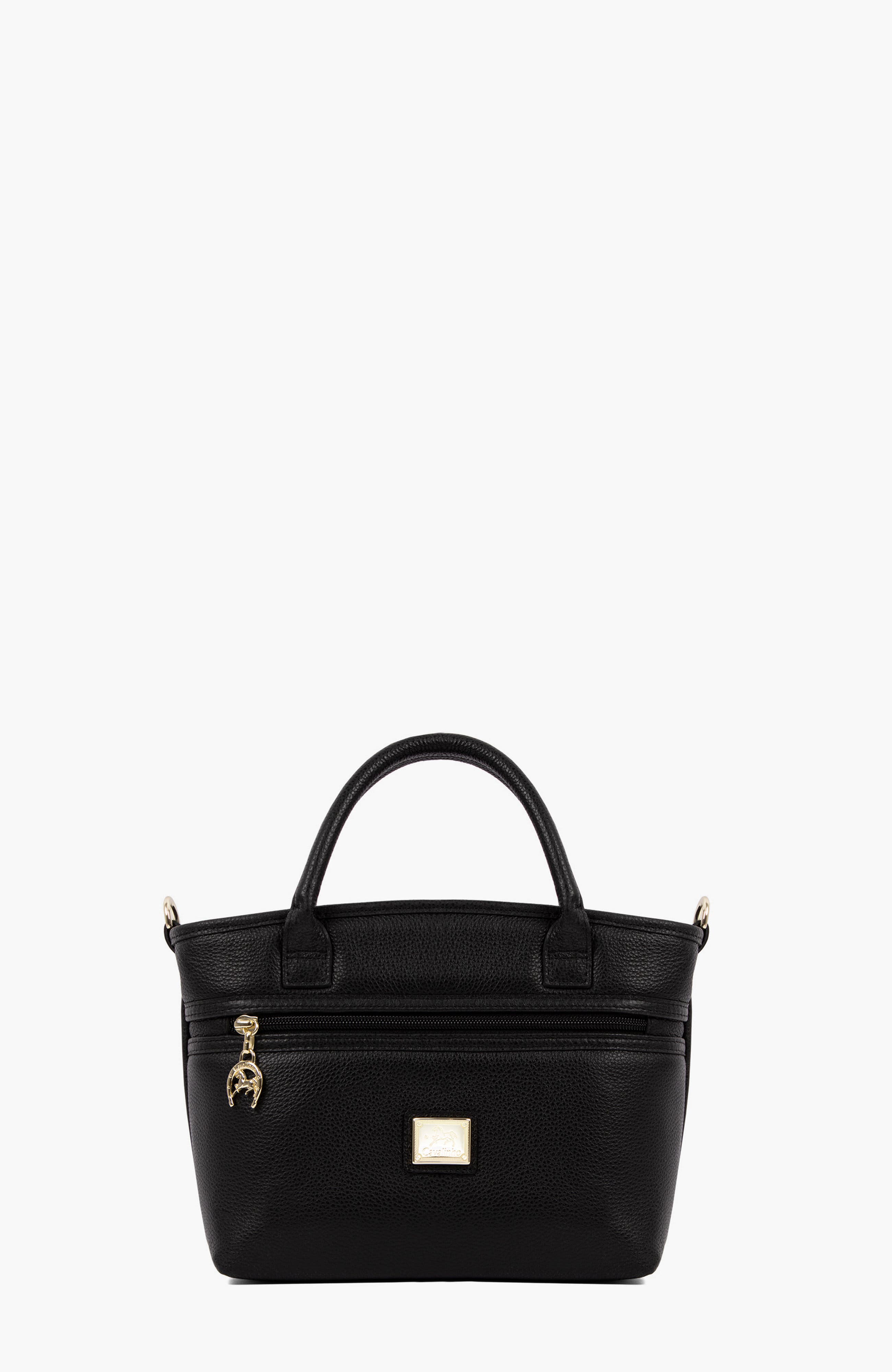 Muse 572 Pebbled Leather Mini Handbag, Main, color, Black