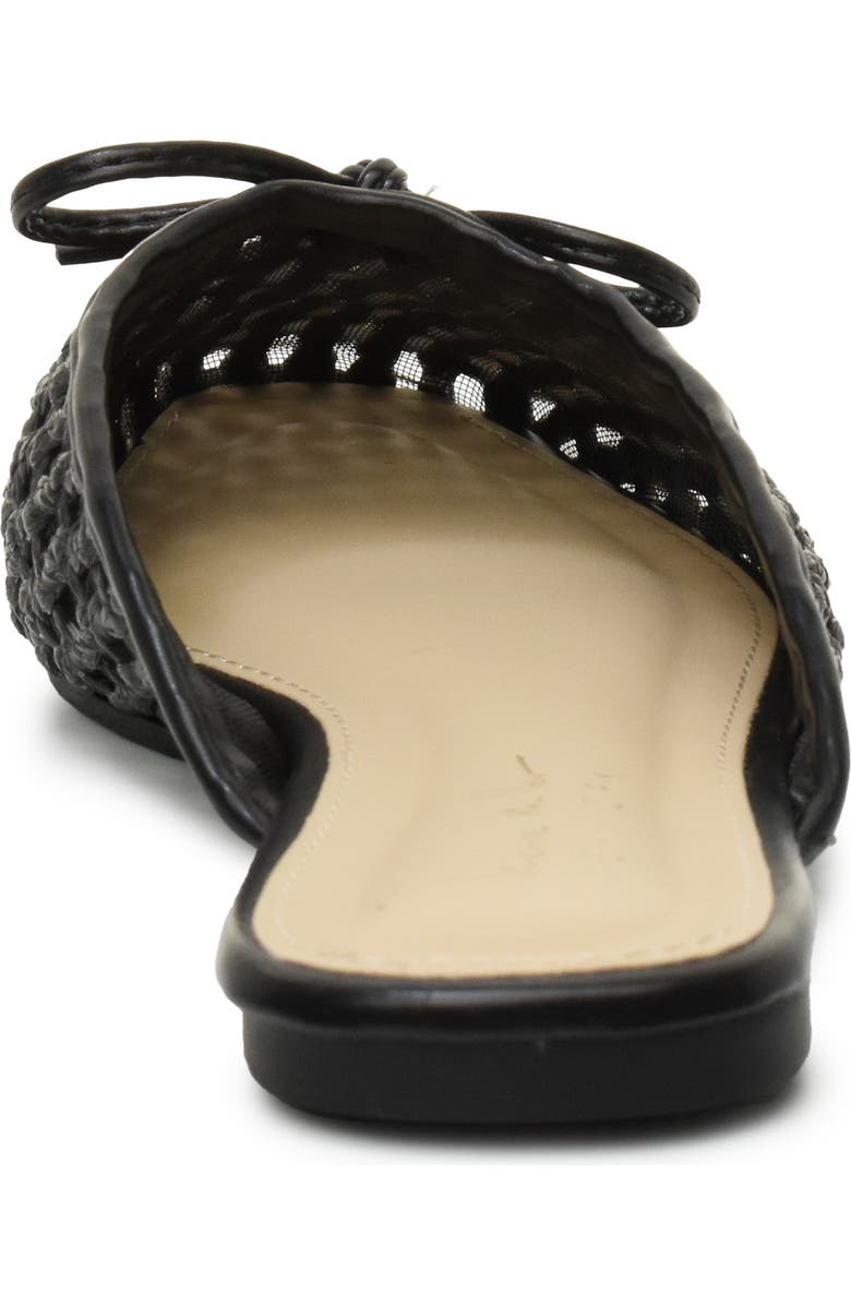 Nicole Miller Flatty Woven Mule, Alternate, color, Black