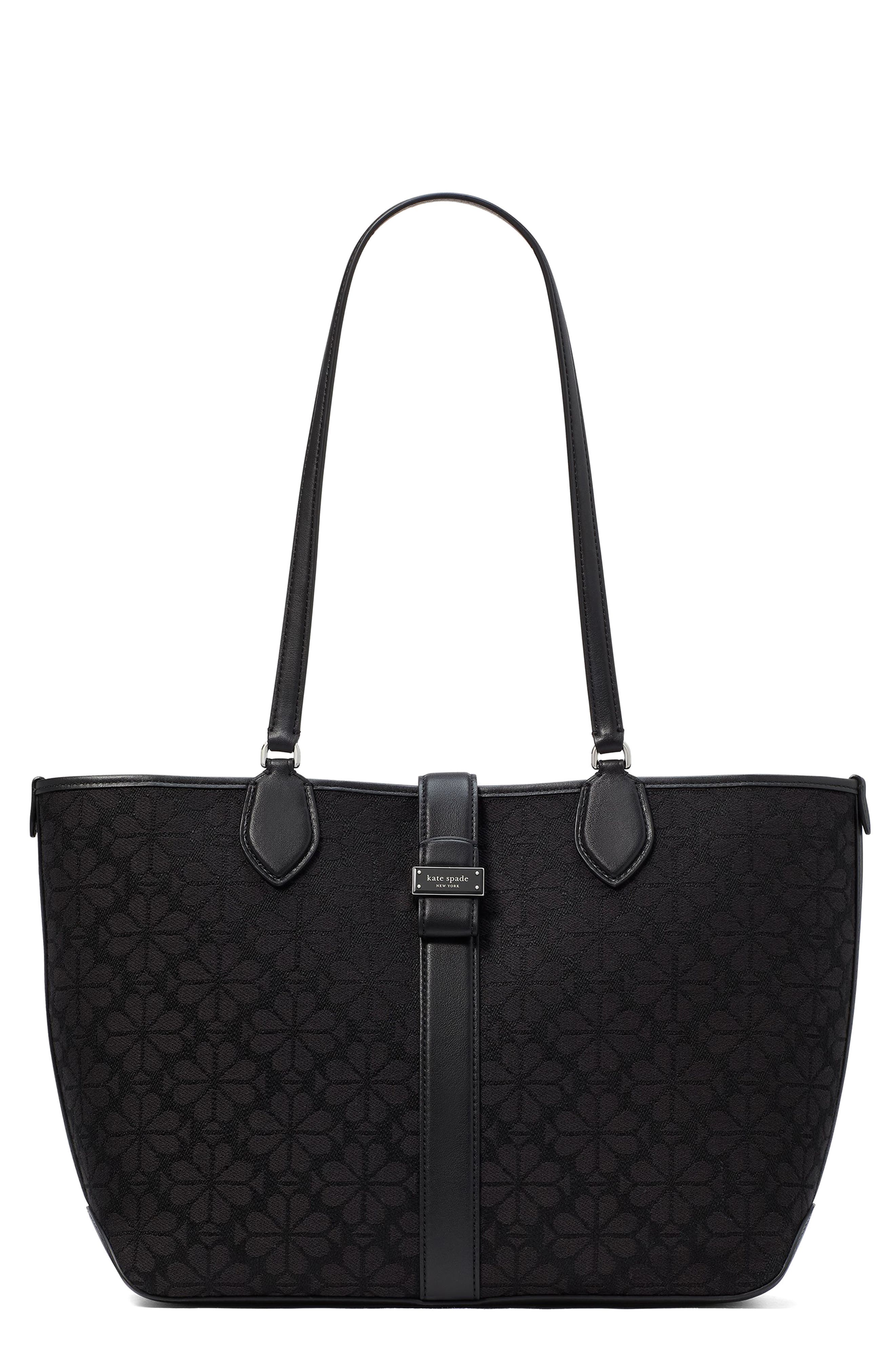 Kate Spade New York spade flower jacquard tote, Main, color, 