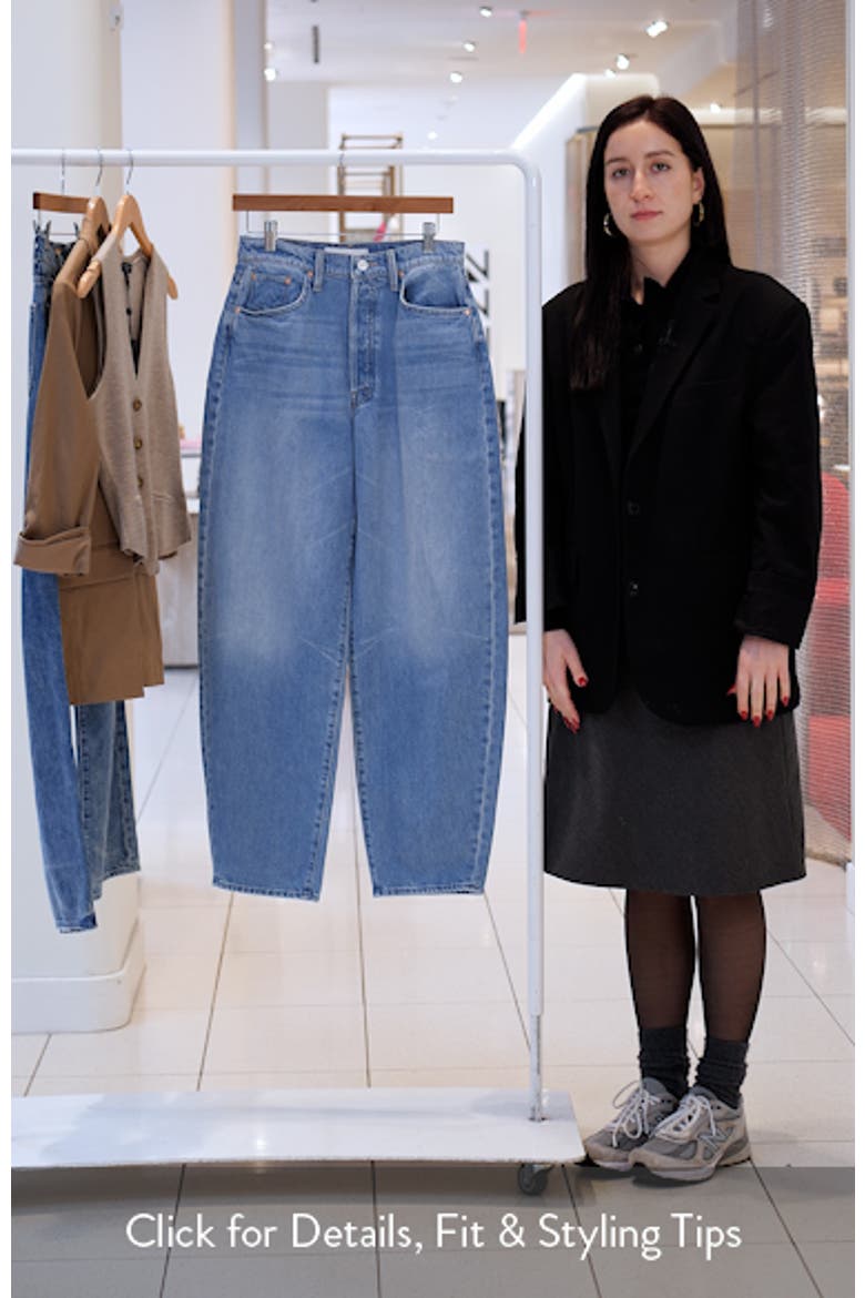 The Fangirl Skimp Barrel Leg Jeans video