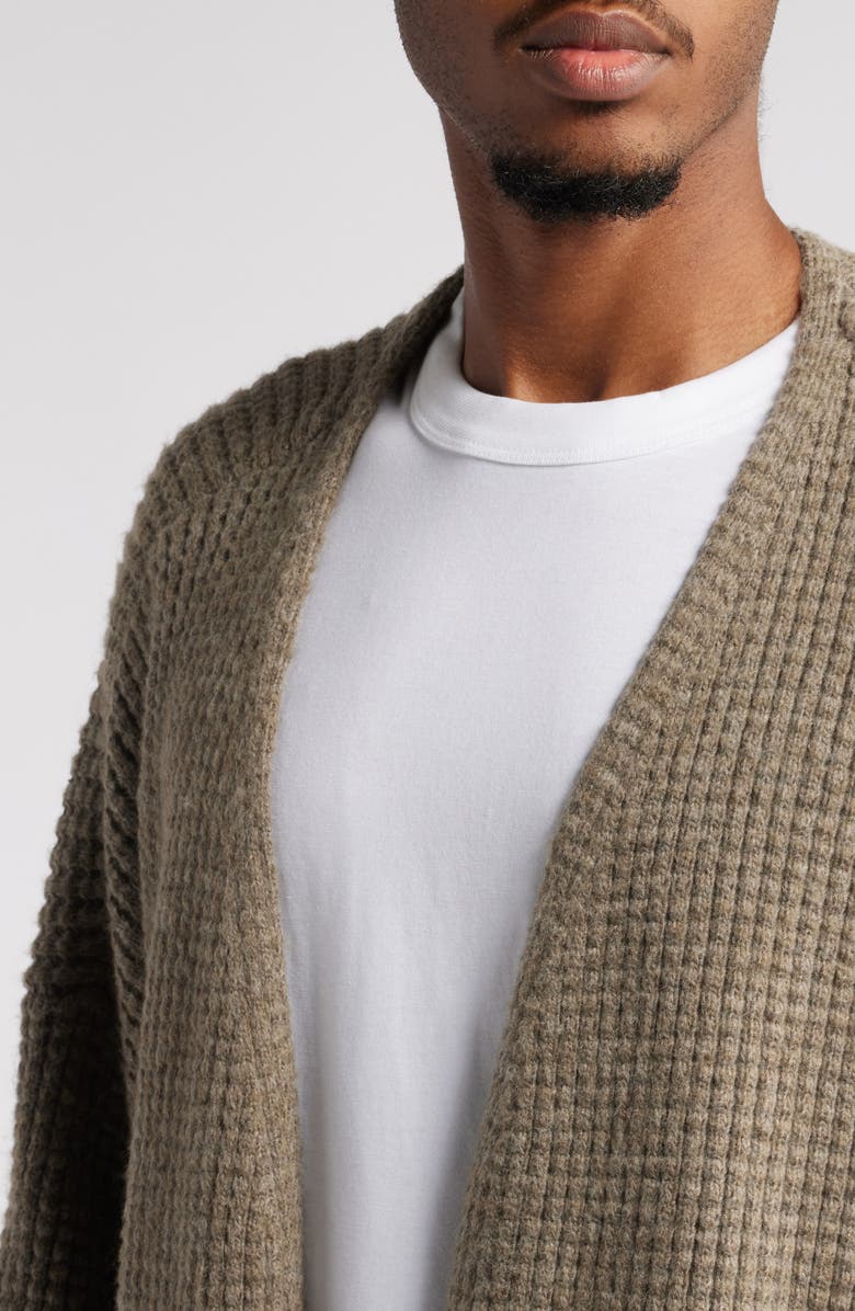 Fear of God Essentials Heavyweight Waffle Cardigan | Nordstrom
