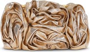 BADGLEY MISCHKA Jett Metallic Rosette Cluster Clutch