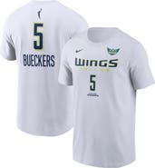 Nike Men's Nike Paige Bueckers White Dallas Wings 2025 WNBA Draft Heroine Edition Name & Number T-Shirt