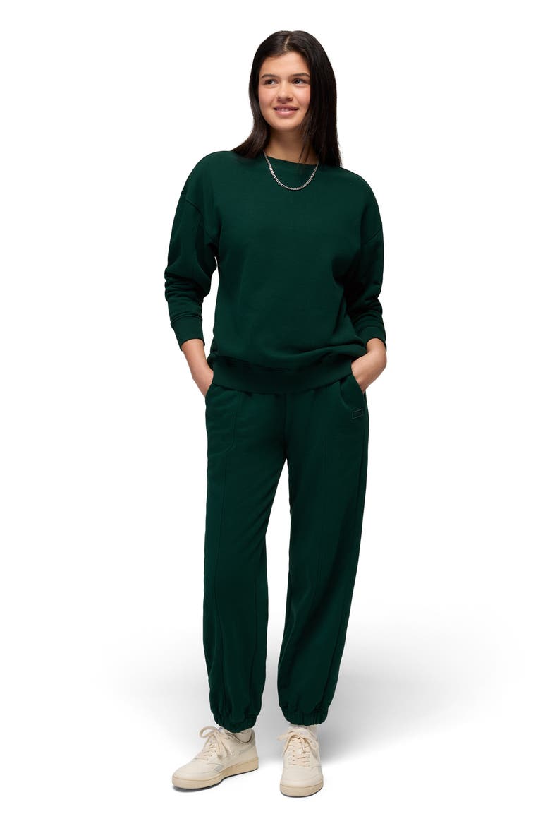 Dreamfleece Sweatshirt, Alternate, color, ROOT GREEN