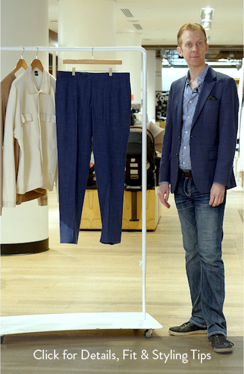 Patrick Tropical Wool, Silk & Linen Blend Pants, sales video thumbnail