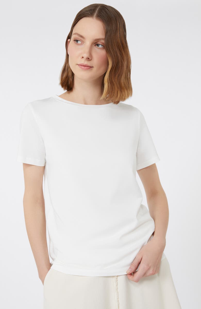 Weekend Max Mara Crewneck Jersey T-Shirt, Alternate, color, White
